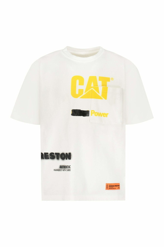Photo: Heron Preston X Cat Printed Cotton T-shirt