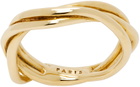 FARIS Gold Tangle Ring