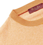 Loro Piana - Slim-Fit Silk and Linen-Blend Sweater - Yellow