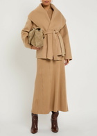 Gabriela Hearst Harris Belted Cashmere Jacket Camel