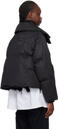 MM6 Maison Margiela Black Oversize Down Jacket