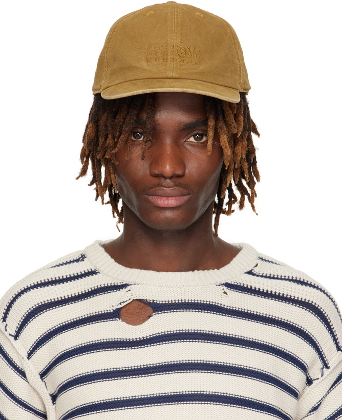 Photo: MM6 Maison Margiela Tan Baseball Cap