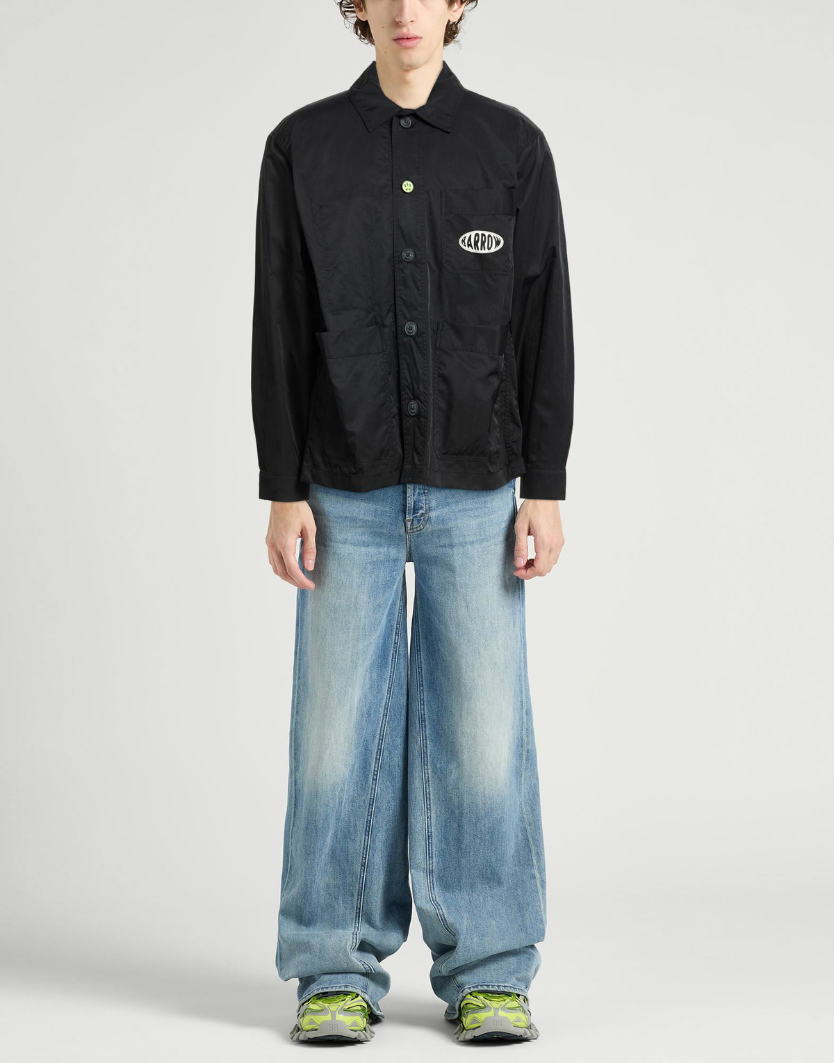 Barrow Mens Shirt in Black