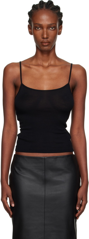 Photo: St. Agni Black Wool Baby Camisole
