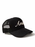 AMIRI - Logo-Embroidered Cotton-Canvas and Mesh Trucker Hat