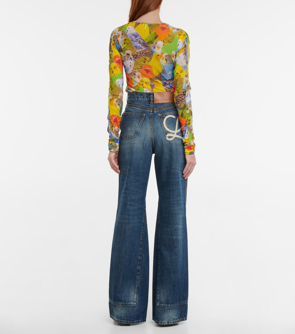 【関税&送料込】Loewe Loewe Denim High-Waisted Jeans Loewe LOEWE - High Waisted Denim Jeans - Pants - BeyondStyle