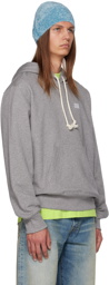 Acne Studios Gray Patch Hoodie