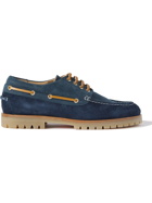 Paul Smith - Jago Nubuck and Suede Boat Shoes - Blue