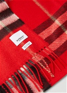 Check Scarf in Red
