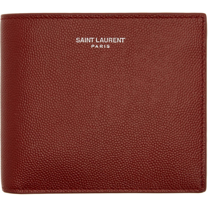 Photo: Saint Laurent Red East-West Wallet