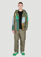 Moncler Grenoble - Raron Patchwork Jacket in Khaki