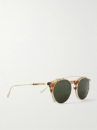 Brunello Cucinelli - Eduardo Round-Frame Acetate and Gold-Tone Sunglasses