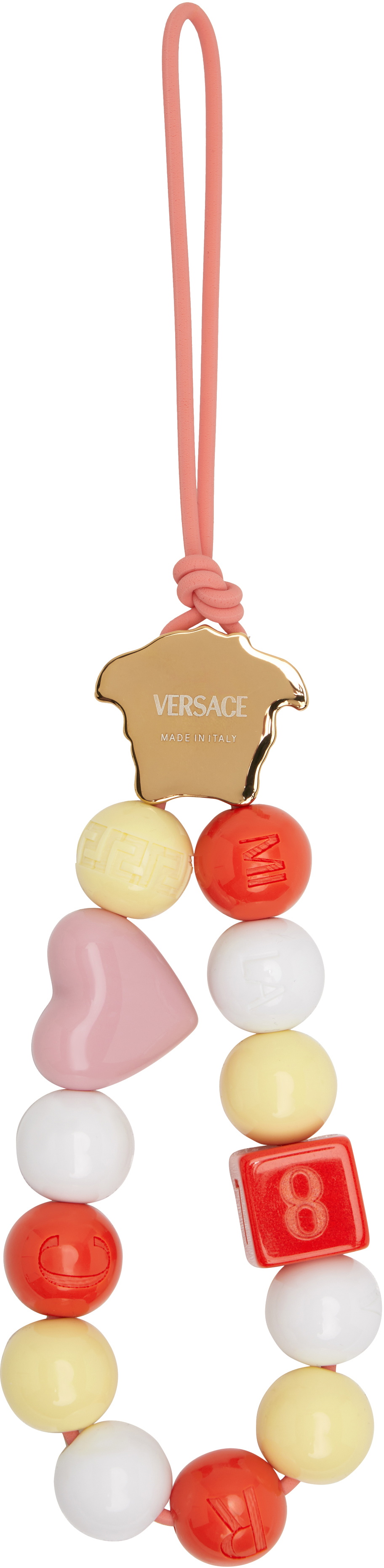 Versace Multicolor 'La Medusa' Charm Keychain