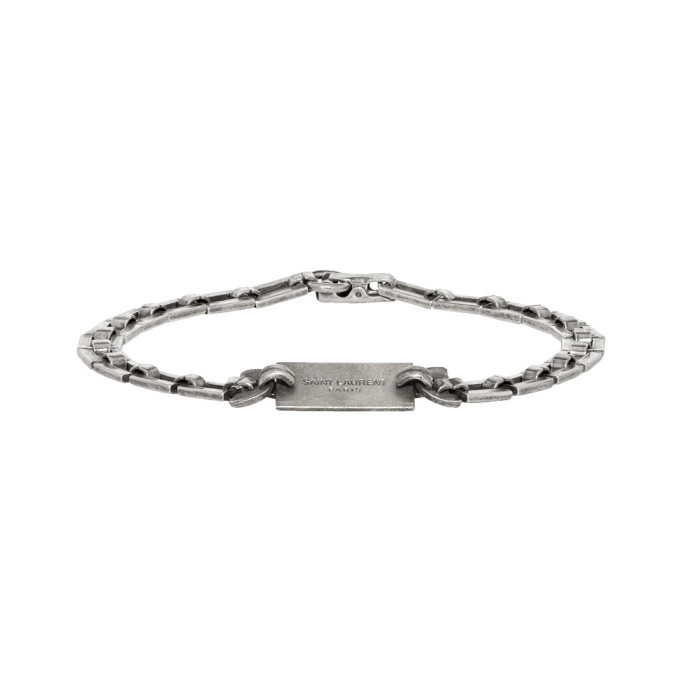 Photo: Saint Laurent Silver Plate Bracelet