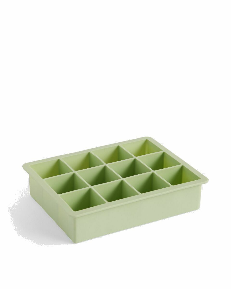 Photo: Hay Ice Cube Tray Square X Large Green - Mens - Tableware