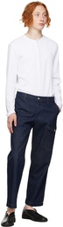 Barena Navy Cargo Jeans