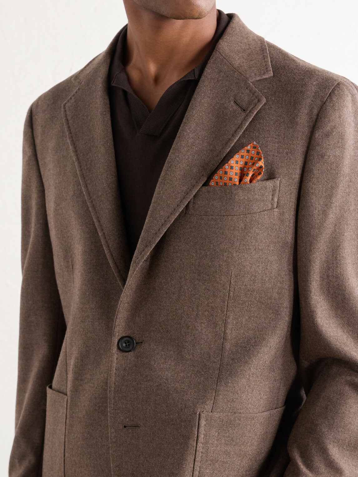 Rubinacci - Virgin Wool-Flannel Suit Jacket - Brown