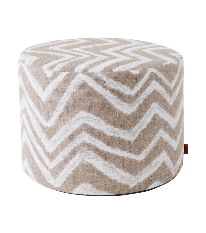 Photo: Missoni Graffiti Zigzag pouf
