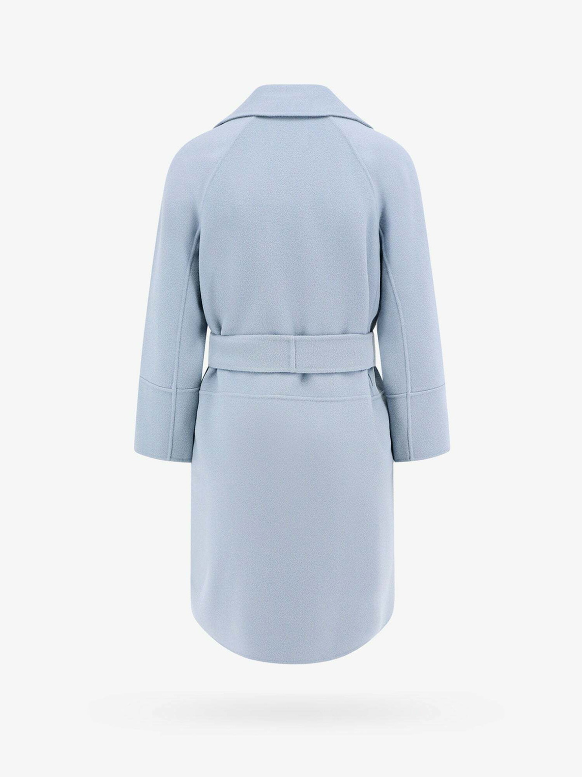 コート 'S Max Mara Woman Coat Blue 2529016071600 012 Virgin wool coat in blue - S Max Mara | Mytheresa
