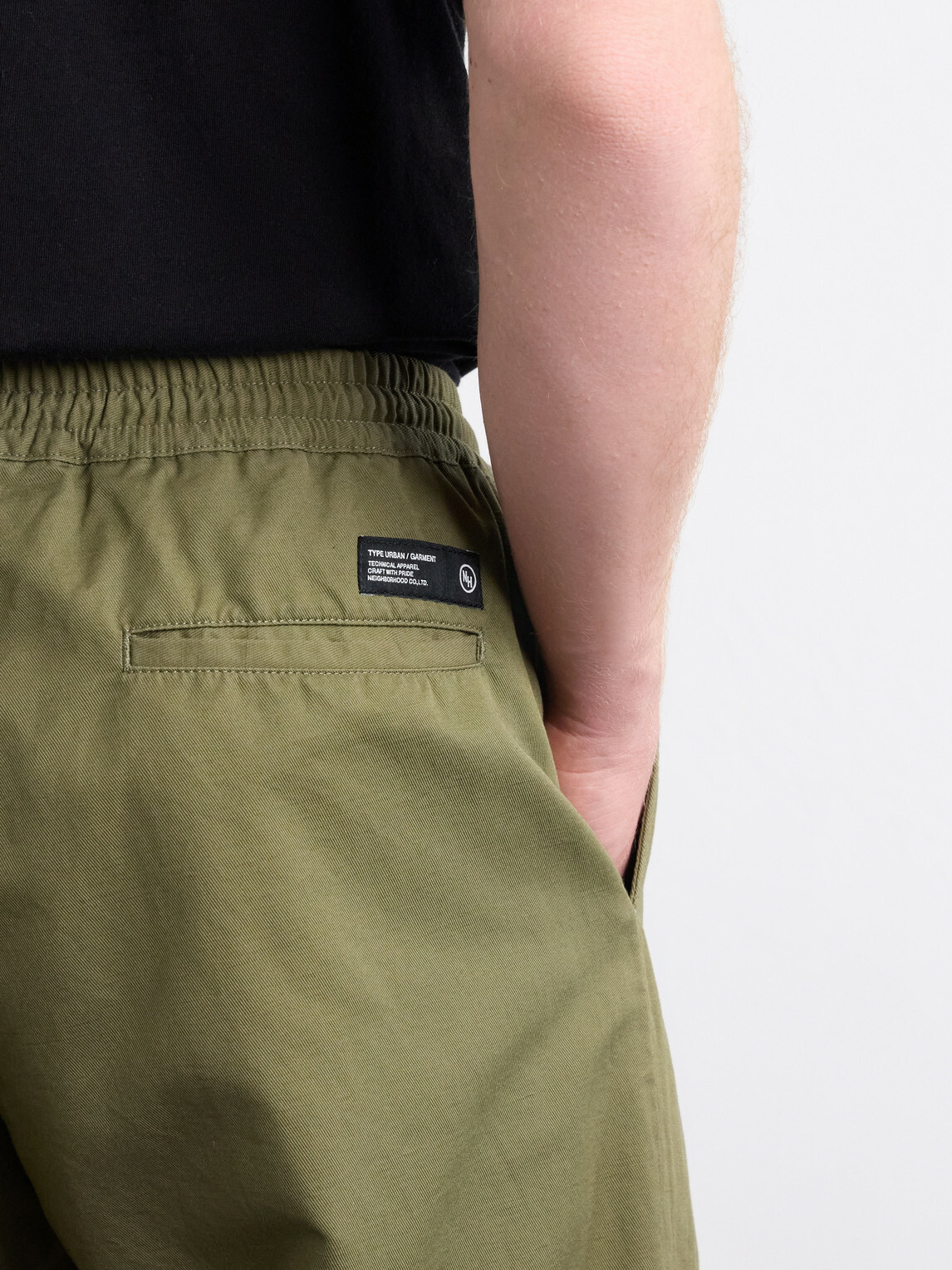 Neighborhood - Wide-Leg Cotton and Linen-Blend Twill Trousers - Green