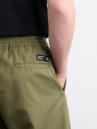 Neighborhood - Wide-Leg Cotton and Linen-Blend Twill Trousers - Green