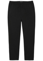 Les Deux Como Tapered-leg Trousers Black