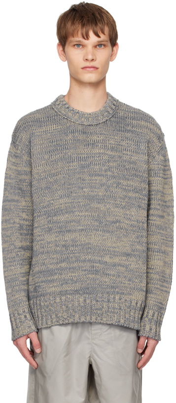 Photo: NORSE PROJECTS Blue & Beige Rasmus Sweater