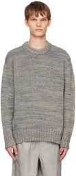 NORSE PROJECTS Blue & Beige Rasmus Sweater