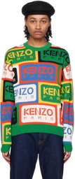 Kenzo Multicolor Kenzo Paris Crewneck Sweater