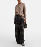The Frankie Shop Tala wool-blend polo sweater