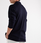 Barena - Wool-Blend Polo Shirt - Blue