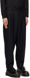 Comme des Garçons Homme Deux Black Paisley Trousers
