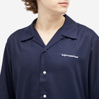 Uniform Experiment Men's Washable Rayon Vacation Shirt in Blue