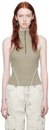 Hyein Seo Green Racerback Tank Top