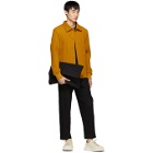 Homme Plisse Issey Miyake Yellow Pleated Shirt