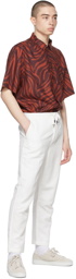 Tiger of Sweden White Torin Trousers