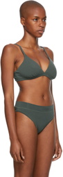 SKIMS Grey Cotton 2.0 Triangle Bralette