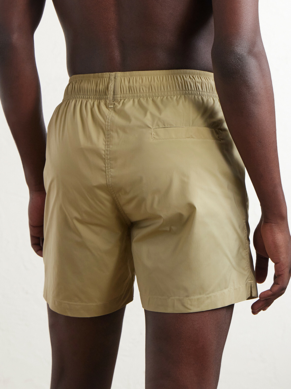 Frescobol Carioca - Salvador Straight-leg Elasticated Swim Shorts - Green