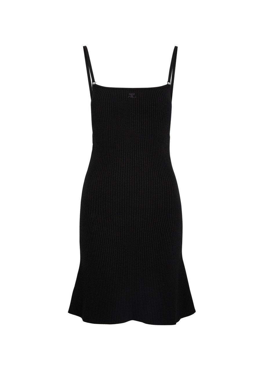 さ*ら様 Trois Logo Knit Mini Dress/BLACK M さ*ら様 Trois Logo Knit Mini Dress/BLACK M さ*ら様 Trois Logo Knit