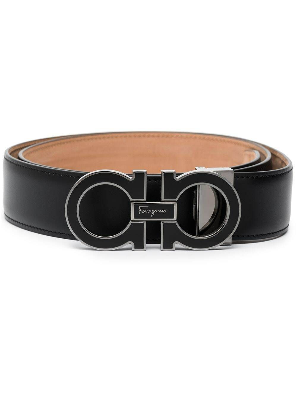 salvatore ferragamo belt gancini