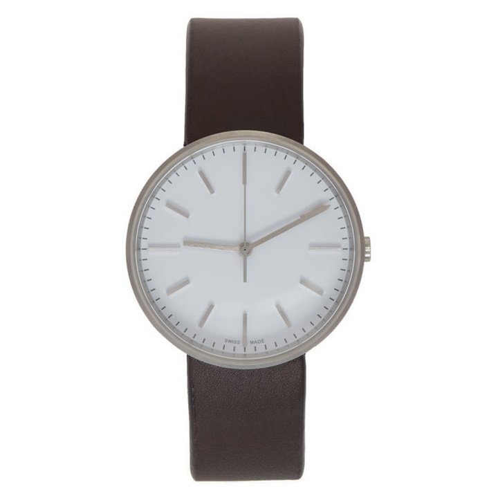 Photo: Uniform Wares Brown and White Leather M37 Watch