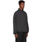 Wonders Black Half-Zip Pullover Sweater