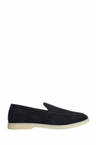 Henderson Baracco Loafers In Blue Suede