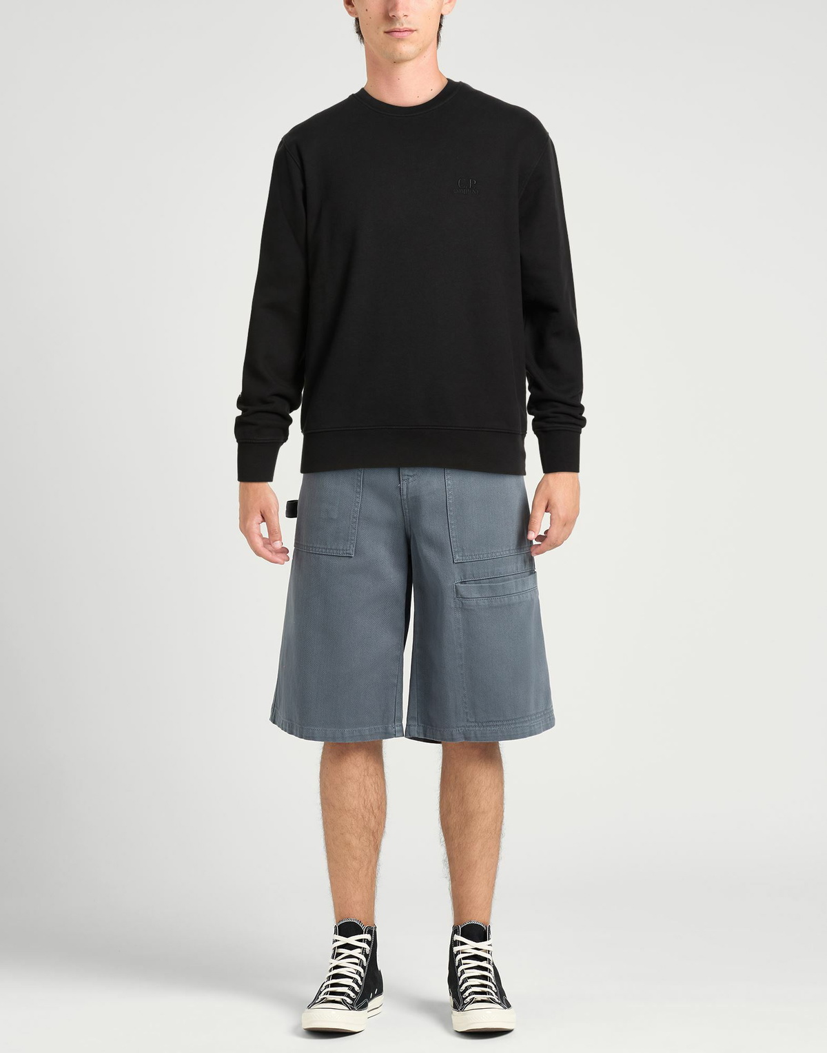 C. p. Company Mens Sweatshirt in Black