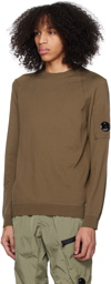 C.P. Company Brown Sea Island Sweater
