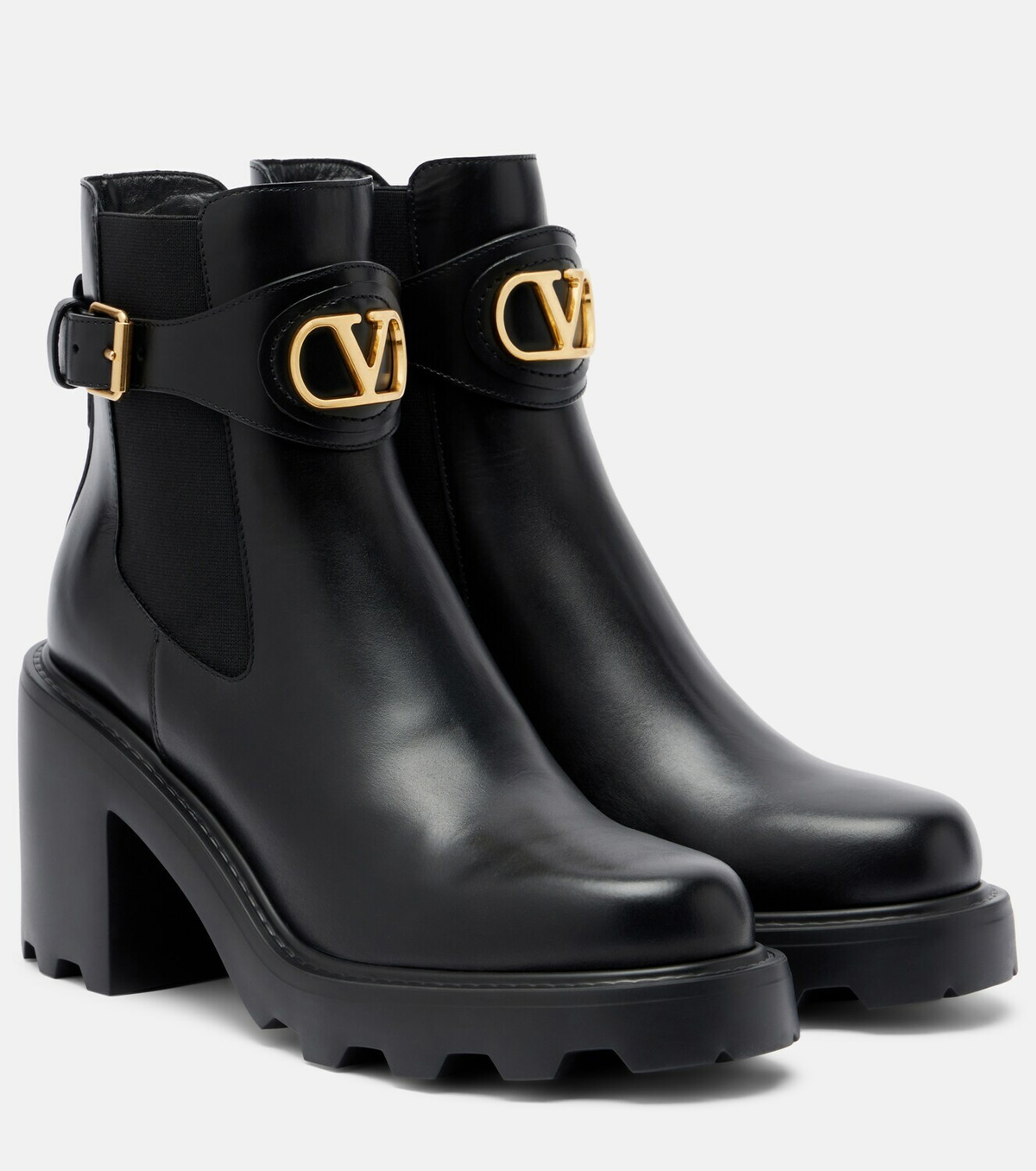 Valentino Garavani Beatle VLogo leather ankle boots