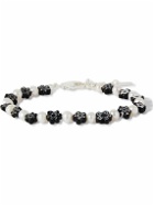 éliou - Onlin Silver, Pearl and Glass Beaded Bracelet