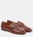 Tod's T Ring leather loafers