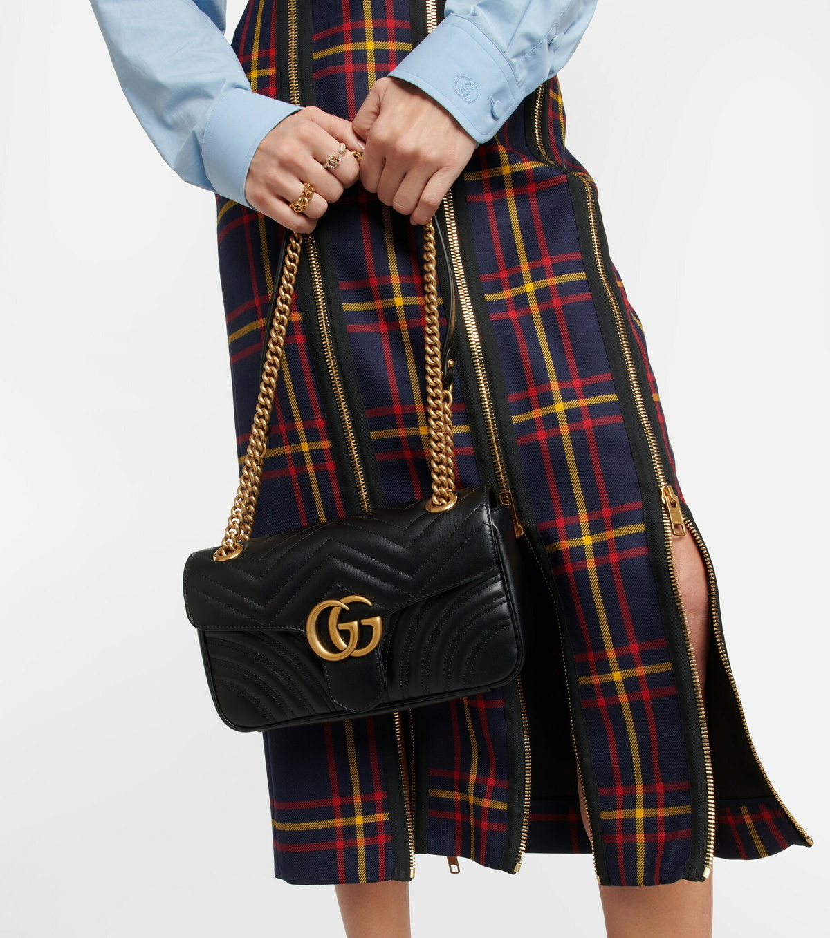 Gucci - GG Marmont leather shoulder bag
