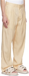 COMMAS Off-White Tailored Trousers